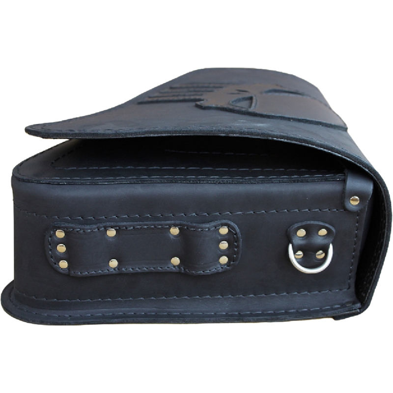 Leren motortas RSA S571 Punisher HD Sportster zwart