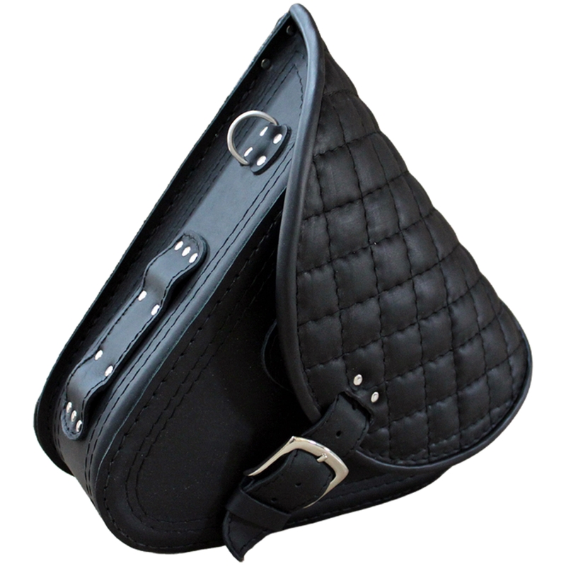 Leren motortas RSA S592 HD Softtail zwart