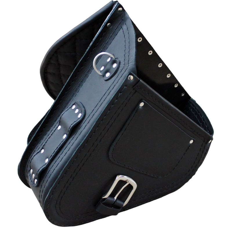 Leren motortas RSA S592 HD Softtail zwart