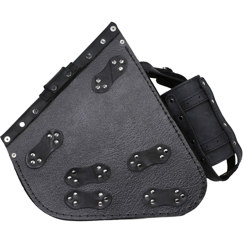 Leren motortas RSA S594 HD Softtail zwart