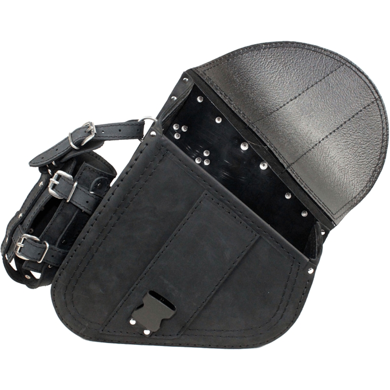 Leren motortas RSA S594 HD Softtail zwart