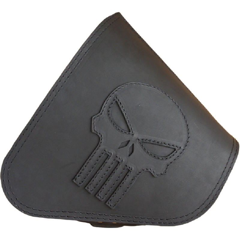 Leren motortas RSA S63 Punisher zwart