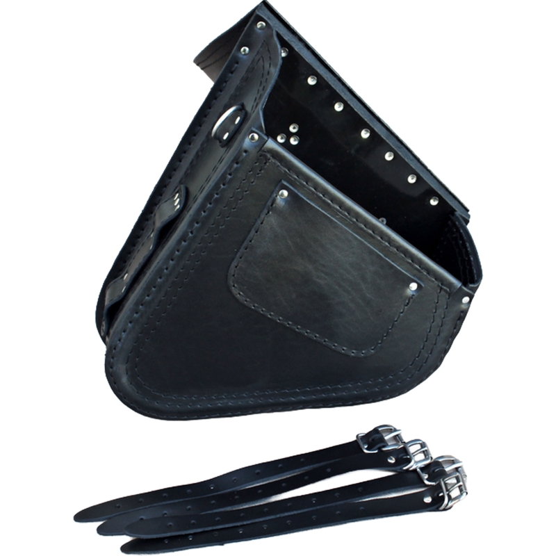 Leren motortas RSA S637 HD Softail zwart