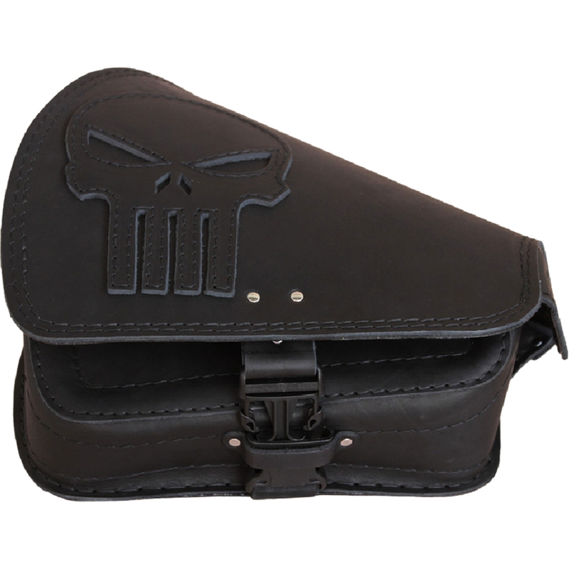 Leren motortas RSA S641 Punisher HD Softail zwart