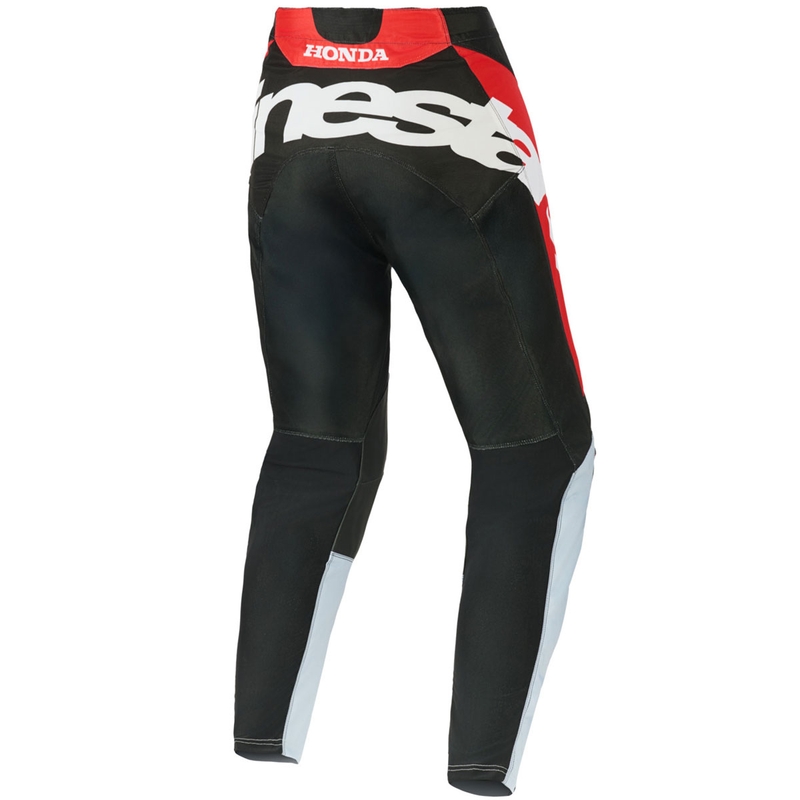 Alpinestars Racer Veil Honda motorcrossbroek zwart-grijs-rood-geel