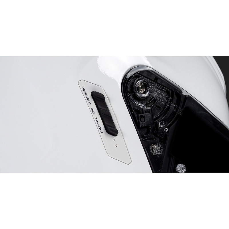 SENA Phantom integraal motorhelm met mesh headset, glanzend zwart
