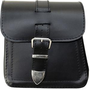 Leren zijvakken voor motorfiets RSA Ki18, 2 stuks, zwart