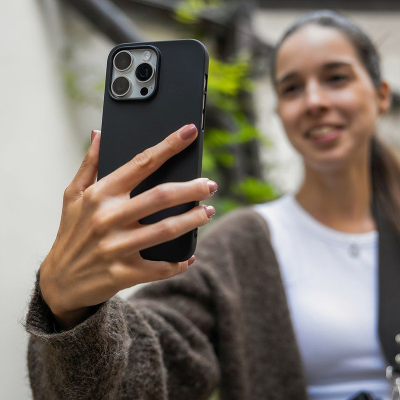 FIXED Story rubberen achterkant telefoonhoesje voor Xiaomi Redmi Note 15 Pro 5G zwart