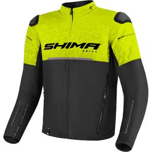 Motorjas Shima Drift zwart-fluo geel