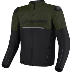 Motorjas Shima Drift khaki-zwart