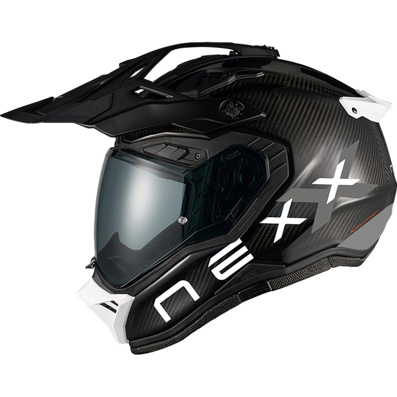 Enduro motorhelm Nexx X.Rally FIM Racing 2 Carbon zwart-wit