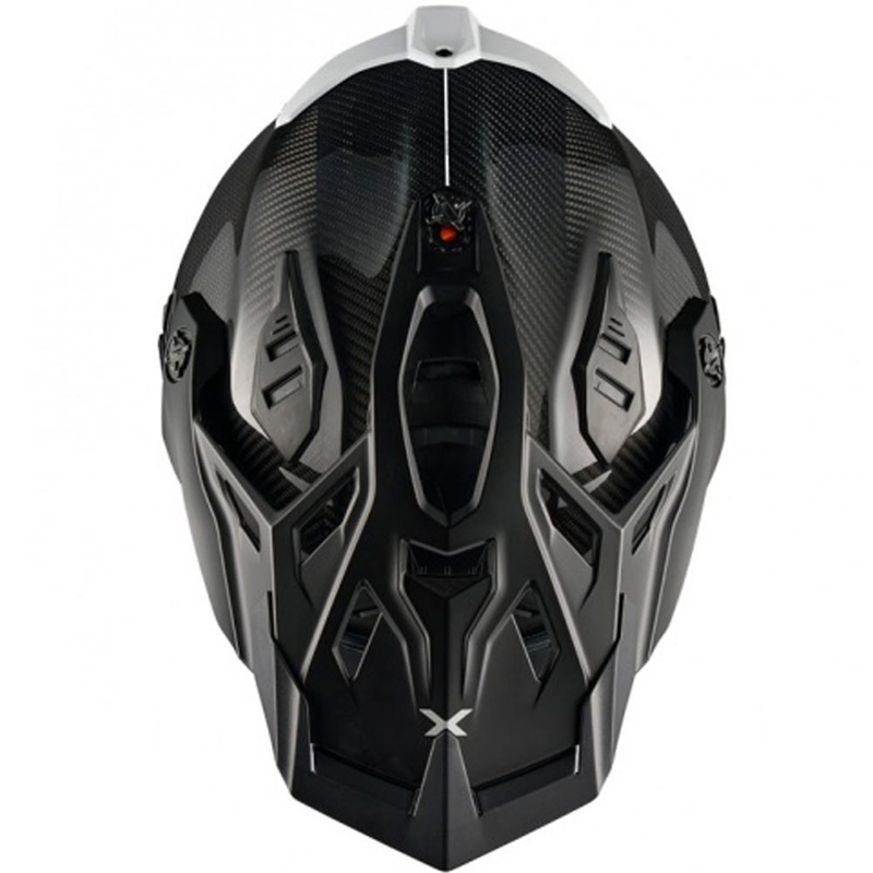 Enduro motorhelm Nexx X.Rally FIM Racing 2 Carbon zwart-wit