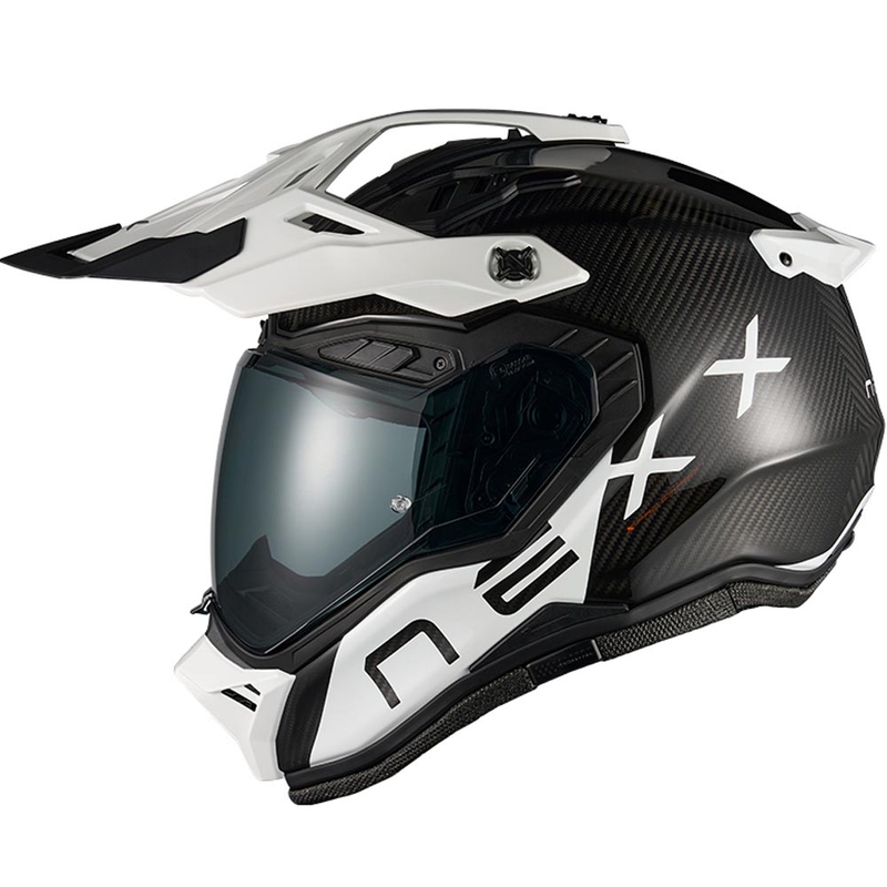 Enduro motorhelm Nexx X.Rally Gravix Carbon zwart-wit