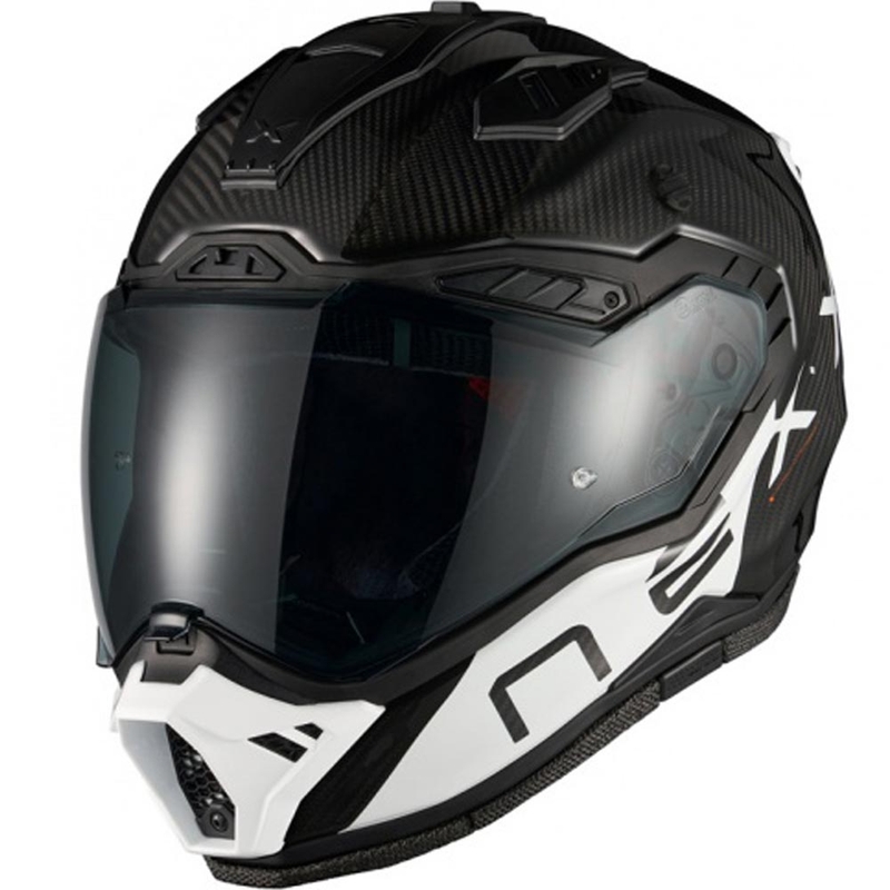 Enduro motorhelm Nexx X.Rally Gravix Carbon zwart-wit
