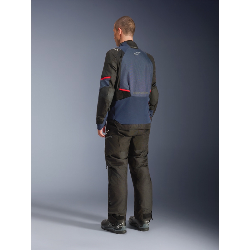 Alpinestars Andes V4 Drystar motorjas donkerblauw-blauw-zwart