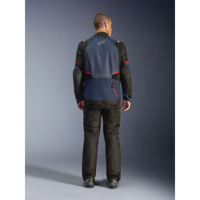 Alpinestars Andes V4 Drystar motorjas donkerblauw-blauw-zwart