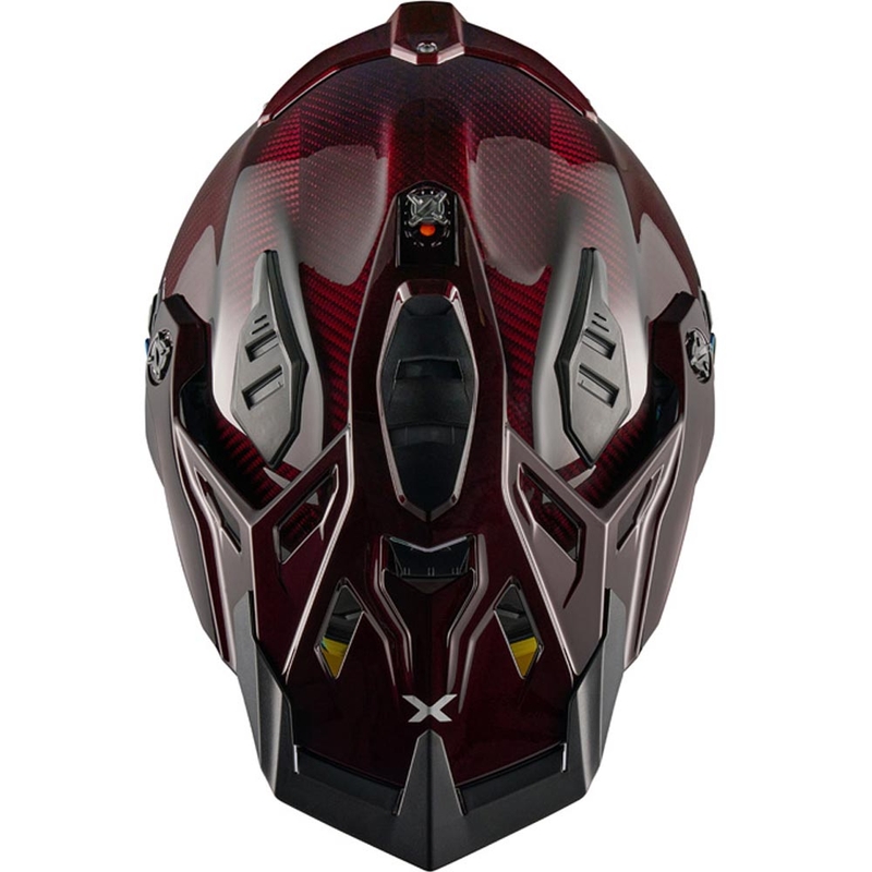 Enduro motorhelm Nexx X.Rally Namib Carbon rood