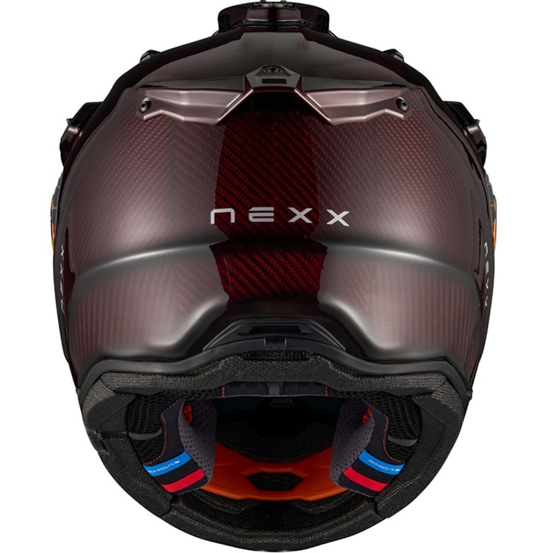 Enduro motorhelm Nexx X.Rally Namib Carbon rood