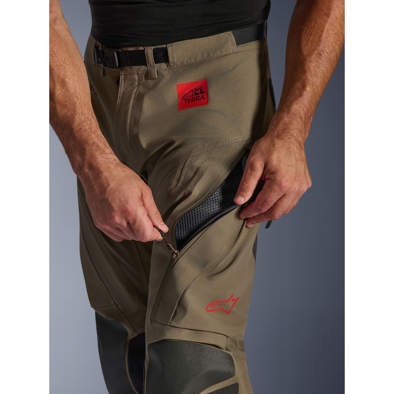 Alpinestar Nazca 3L Gore-Tex PRO motorbroek lichtbruin-zwart