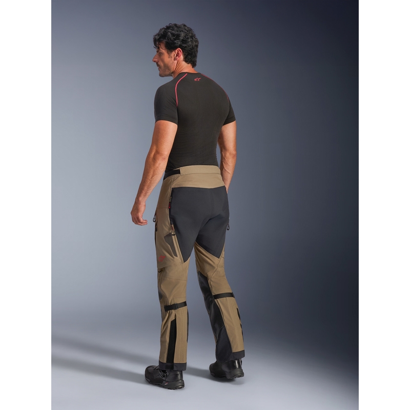 Alpinestar Nazca 3L Gore-Tex PRO motorbroek lichtbruin-zwart