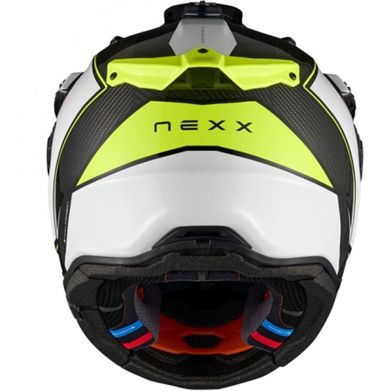 Enduro motorhelm Nexx X.Rally Raid wit-fluo geel