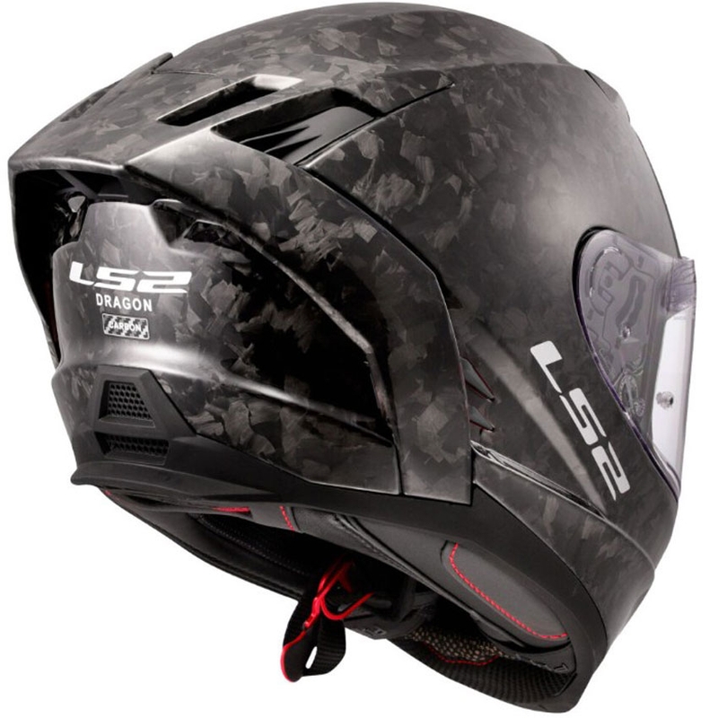 LS2 FF807 Dragon Forged Carbon integraal motorhelm