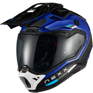 Enduro motorhelm Nexx X.Rally Raid blauw-wit