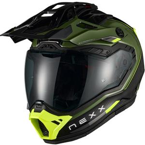 Enduro motorhelm Nexx X.Rally Raid groen-fluor geel