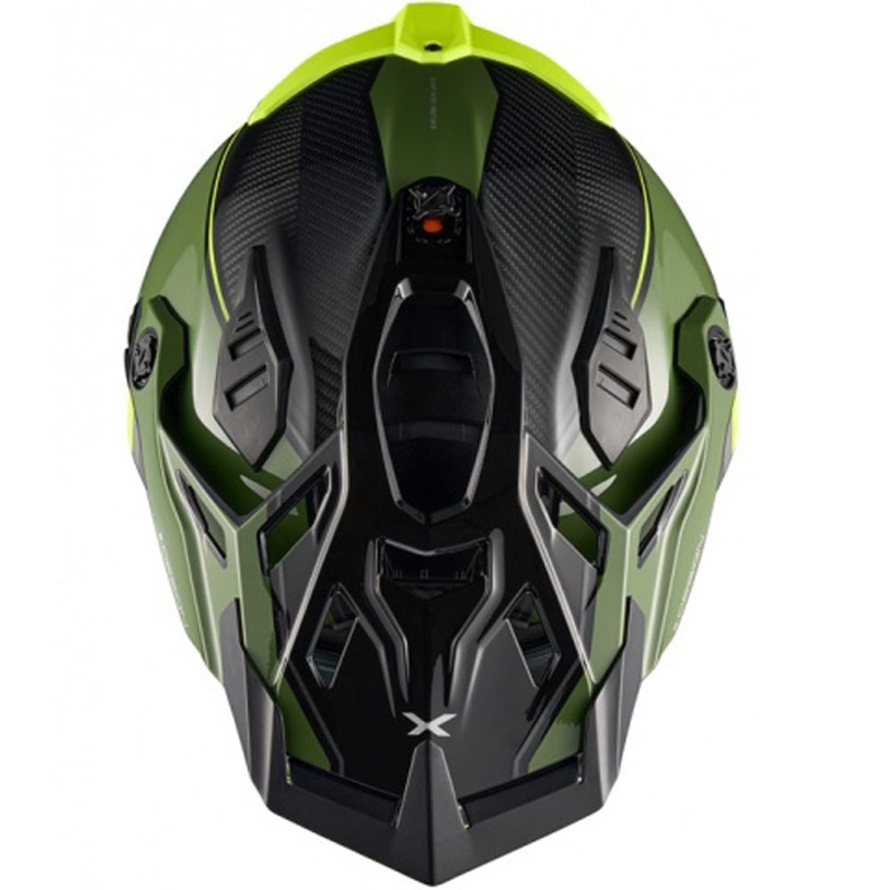 Enduro motorhelm Nexx X.Rally Raid groen-fluor geel