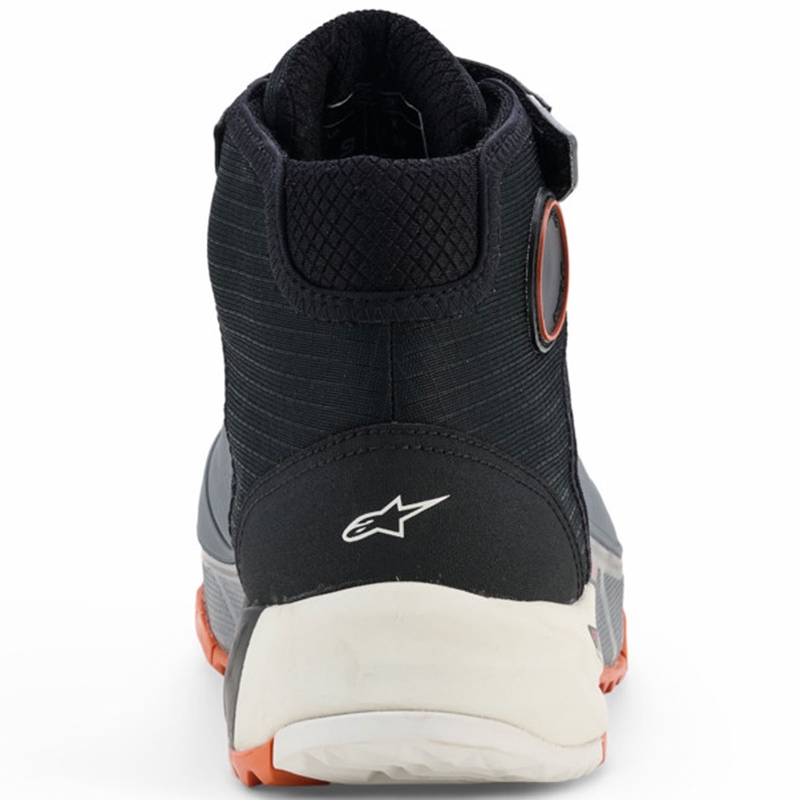 Alpinestars CR-X Drystar motorlaarzen zwart-donkergrijs-oranje