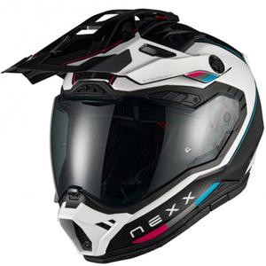 Enduro motorhelm Nexx X.Rally Raid blauw-roze