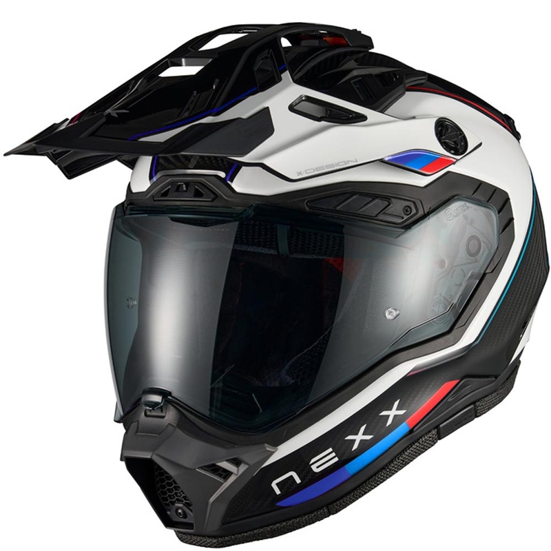 Enduro motorhelm Nexx X.Rally Raid blauw-rood