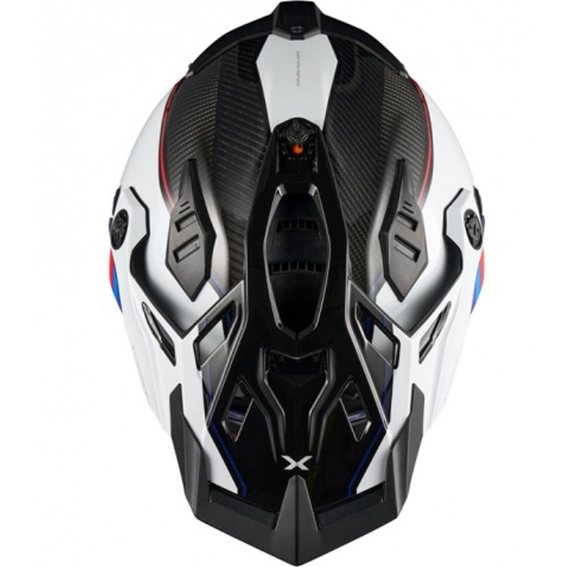 Enduro motorhelm Nexx X.Rally Raid blauw-rood