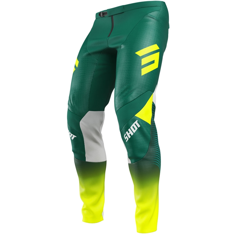 Shot Contact GP 26 Motocrossbroek Groen-Neongeel