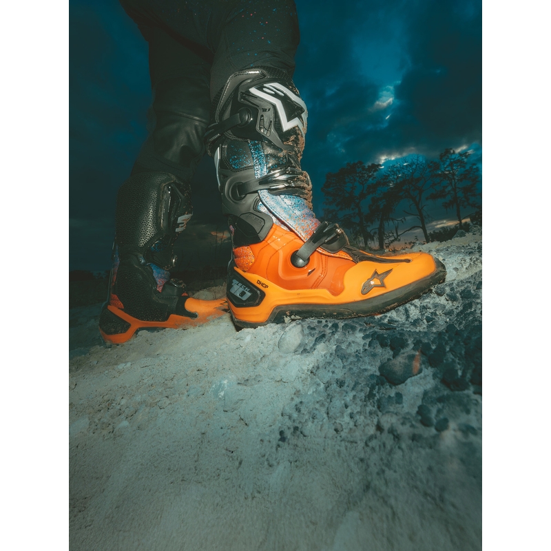 Alpinestars Tech 10 Limited Edition Black Hole motorlaarzen, zwart