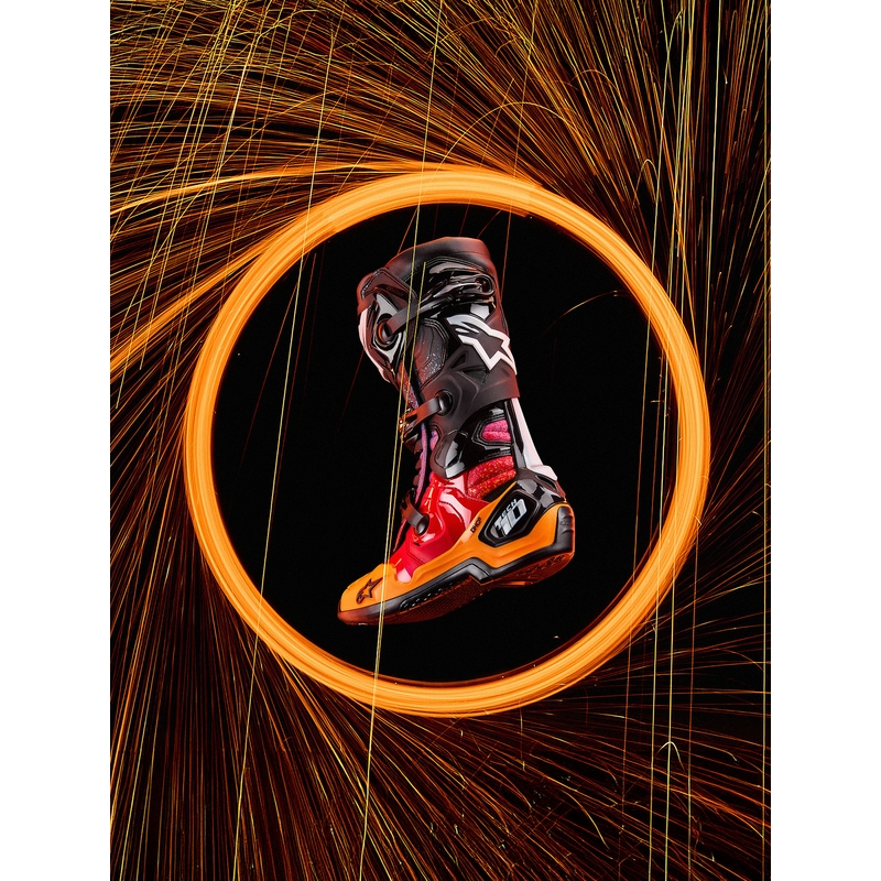 Alpinestars Tech 10 Limited Edition Black Hole motorlaarzen, zwart