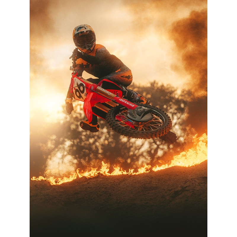 Alpinestars Supertech limited edition Black Hole motorcrossshirt in de kleur zwart