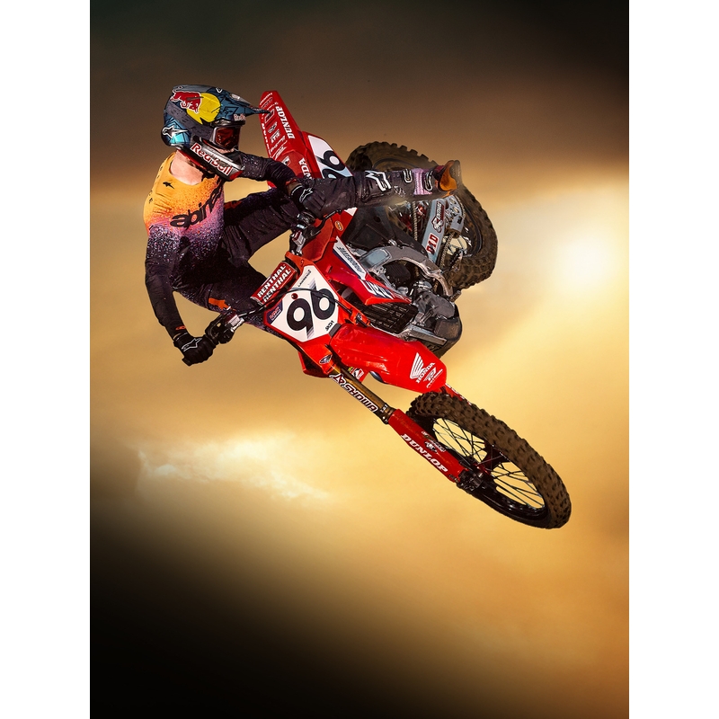 Alpinestars Supertech limited edition Black Hole motorcrossshirt in de kleur zwart