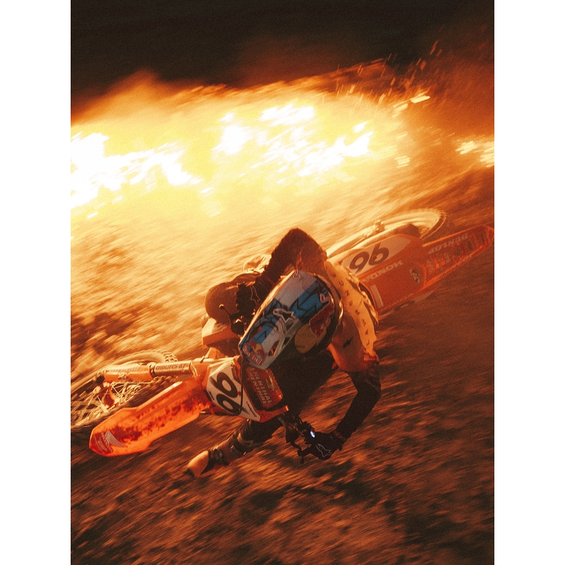 Alpinestars Supertech limited edition Black Hole motorcrossshirt in de kleur zwart