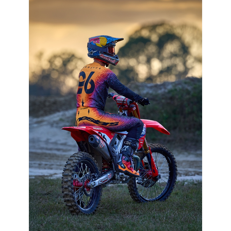 Alpinestars Supertech limited edition Black Hole motorcrossshirt in de kleur zwart