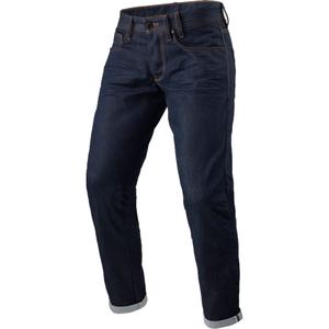 Revit Lewis Selvedge TF Donkerblauw Cropped Motorcycle Jeans