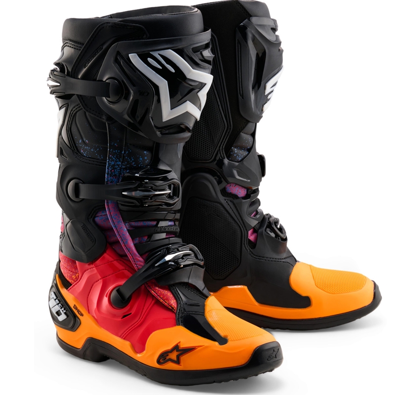 Alpinestars Tech 10 Limited Edition Black Hole motorlaarzen, zwart