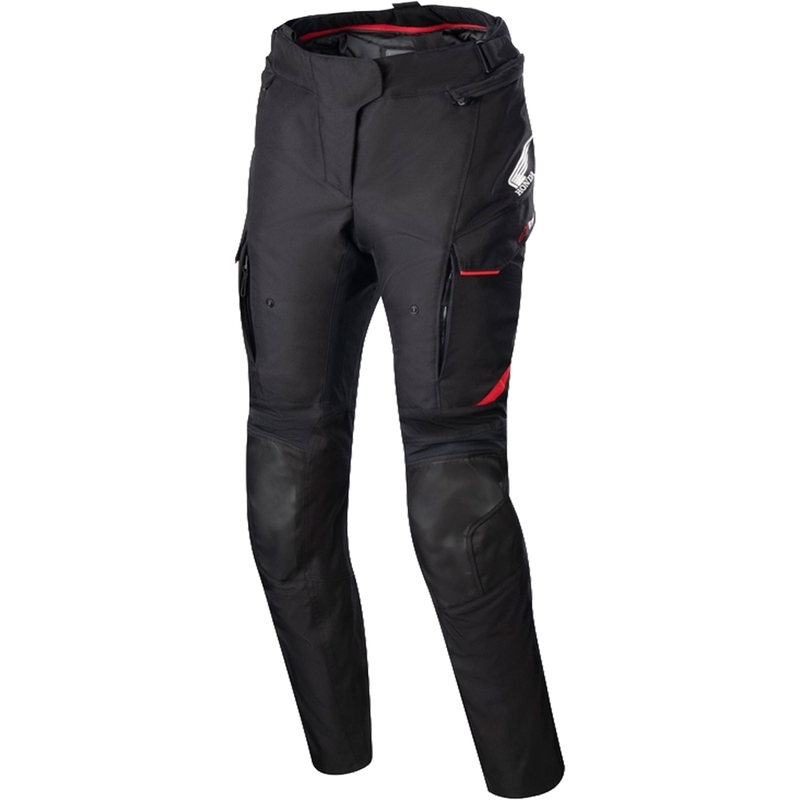 Alpinestars Stella Andes Drystar Honda dames motorbroek zwart-grijs-rood