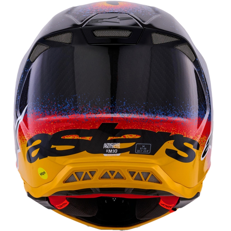 Alpinestars Supertech S-M10 limited edition motorcrosshelm Black Hole in zwarte kleur