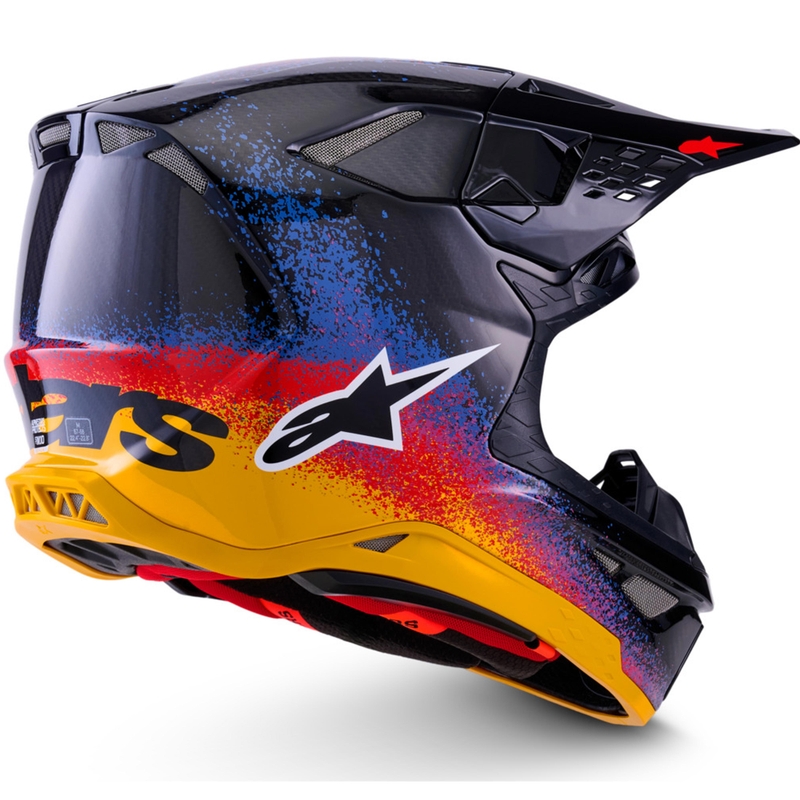 Alpinestars Supertech S-M10 limited edition motorcrosshelm Black Hole in zwarte kleur