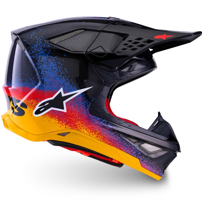 Alpinestars Supertech S-M10 limited edition motorcrosshelm Black Hole in zwarte kleur