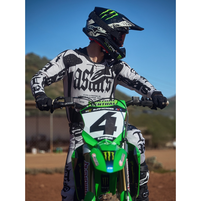 Alpinestars Techstar limited edition motocrossshirt Wolf Dust zandzwart
