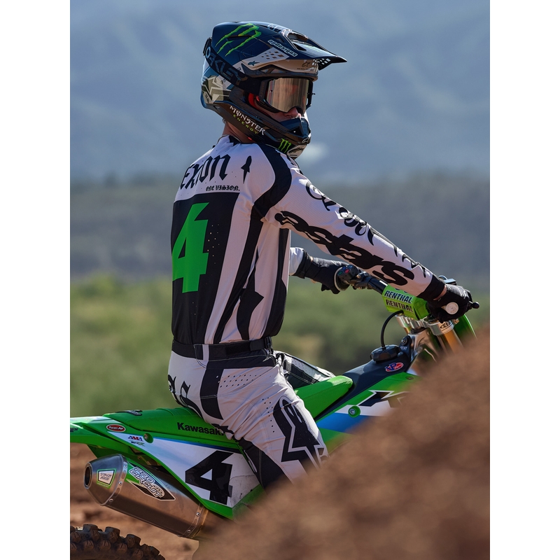 Alpinestars Techstar limited edition motocrossshirt Wolf Dust zandzwart