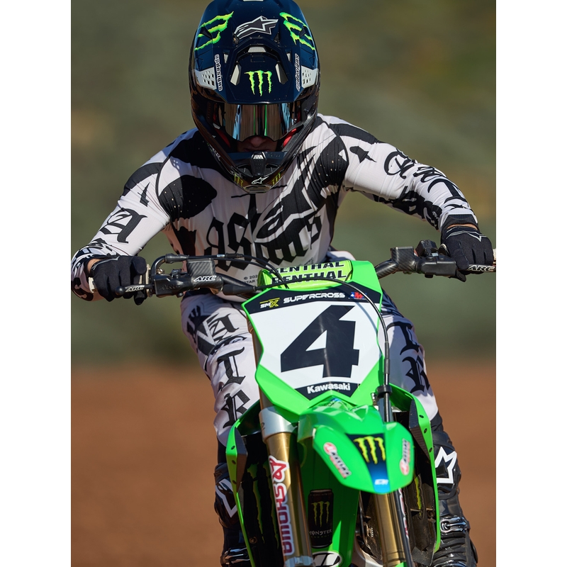 Alpinestars Techstar limited edition motocrossshirt Wolf Dust zandzwart