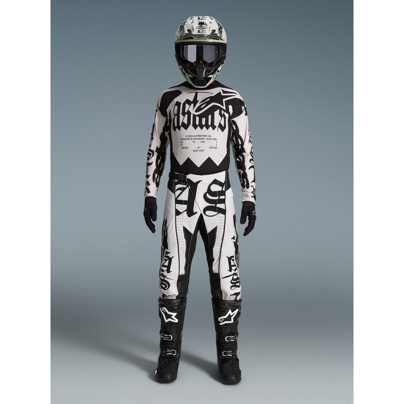 Alpinestars Techstar limited edition motocrossshirt Wolf Dust zandzwart